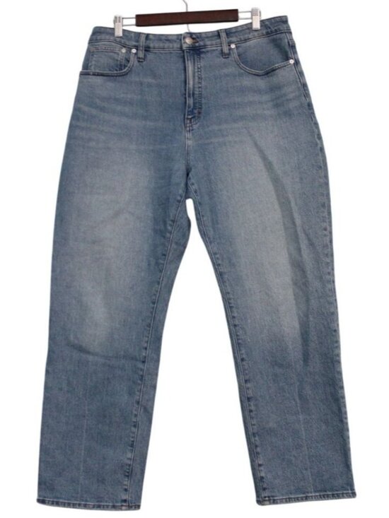 Madewell Denim - Madewell Jeans Size 32 Curvy 90s Straight High Rise Preppy Classic Retro Boho